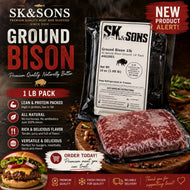 1X 1lb Ground Bison