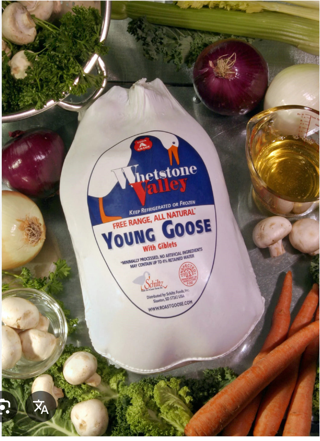 Whetstone Valley Young Goose 10-11lbs
