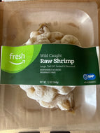 12 oz Wild Caught, 31/40 tail off, Peeled & Devained Shrimps
