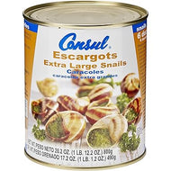 28.2 oz Tin escargots