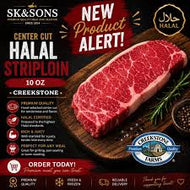 10oz Halal Striploin