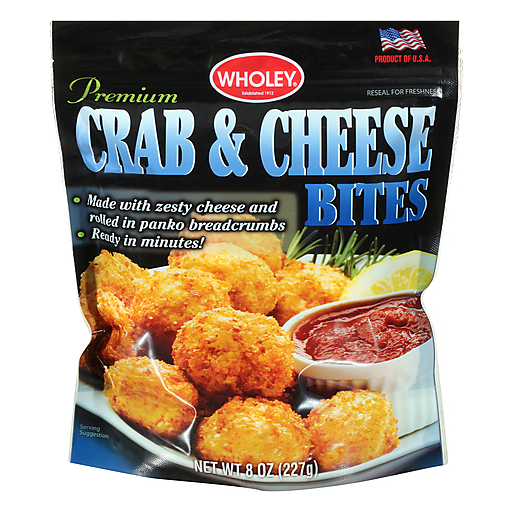 Wholey Crab & Cheese Bites 8oz
