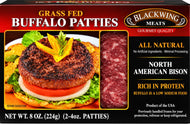 2x 4oz Grass Fed, Buffalo Patties