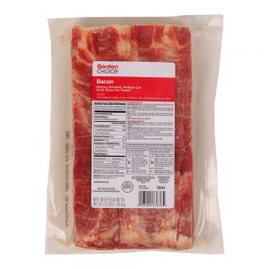 Bacon; Hickory-Smoked; 3 Lb Package