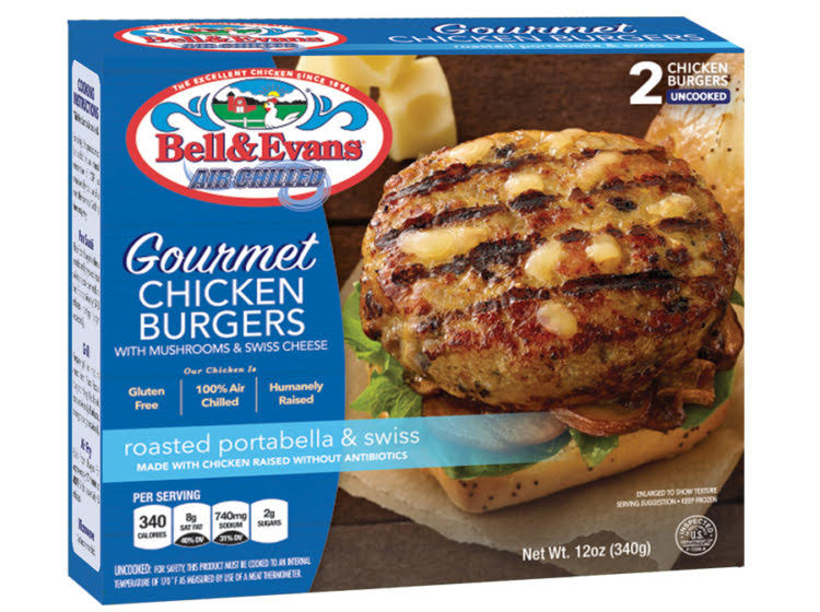 Chicken Burger with Mushroom & Swiss cheese