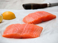 Salmon portions; skinless 8oz each
