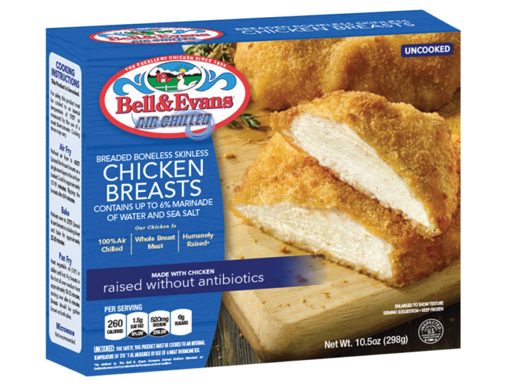 Chicken Breast; breaded; Bell & Evans - 10.5oz -2 Pieces