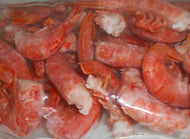 Shrimps; wild-caught - raw; red U-15 2lb bag